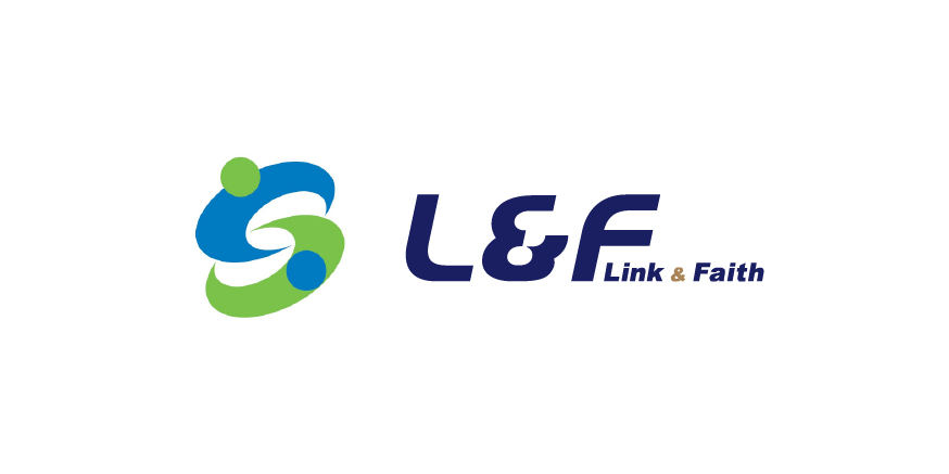 佐賀県佐賀市-市章とL&Fロゴ